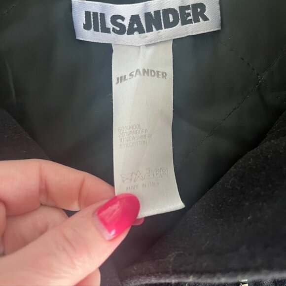 JILSANDER WOOL Cashmere Coat BLAZER Jacket made in Italy size 38 - Picture 8 of 12